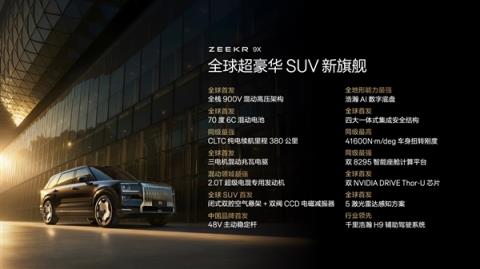 比问界M9还要猛！48万起的极氪9X预售1小时狂揽42667台订单(图2)