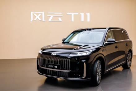 奇瑞风云T11硬核亮相成都车展：1.5T增程+六座大型SUV(图2)