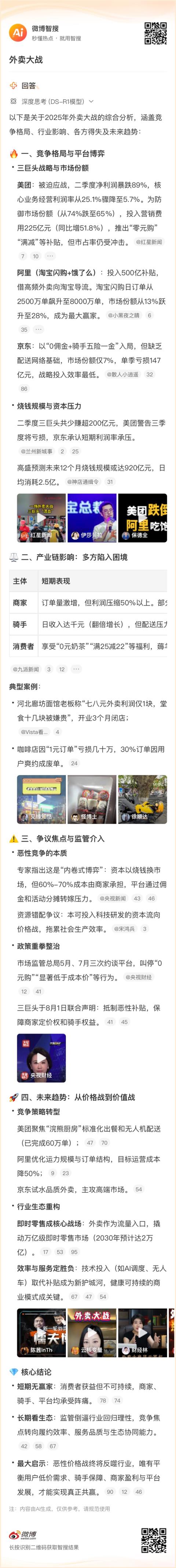 看完外卖大战三巨头的财报 感觉烧的那几百亿跟白菜似的(图1)