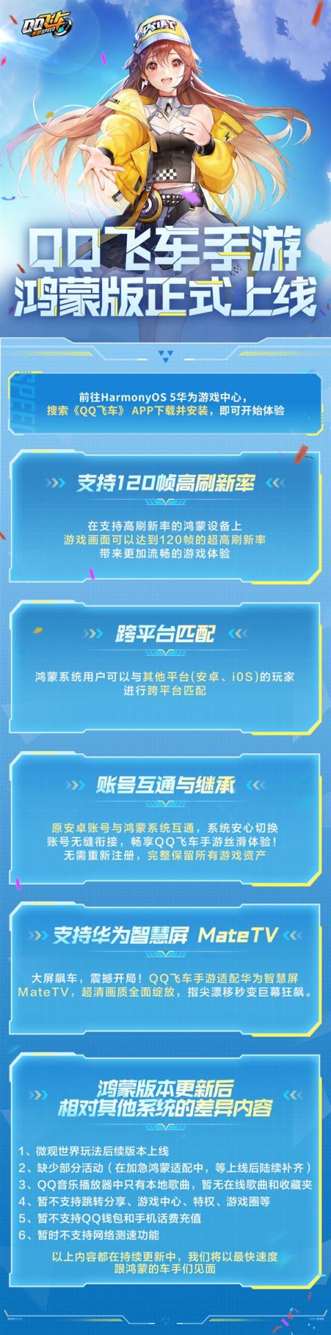 《QQ飞车手游》鸿蒙版官宣明天上线：与安卓数据互通 保留所有资产(图3)