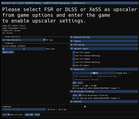 AMDRX7800XT使用FSR4：《光与影》1440p超100帧高于原生(图1)