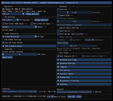 AMDRX7800XT使用FSR4：《光与影》1440p超100帧高于原生(图2)