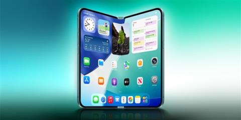 曝苹果折叠屏iPhone首次采用真全面屏形态：无刘海无挖孔(图1)