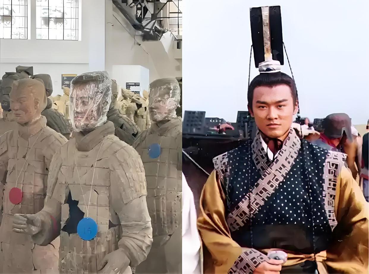 《寻秦记》成真?一兵马俑“撞脸”林峯