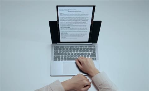 笔记本屏幕站起来了：全球首款垂直旋转PC发布！来自联想(图2)