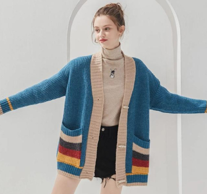 开衫毛衣里面搭配什么比较好-图10 开衫毛衣里面搭配什么比较好-图10