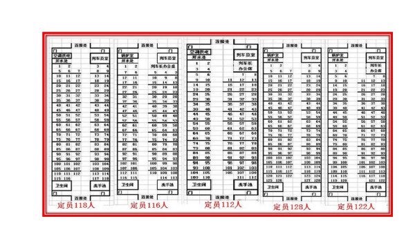 火车硬座座位号分布图(火车硬座是怎样排序的)-图1 火车硬座座位号分布图(火车硬座是怎样排序的)-图1