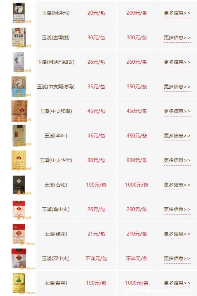 玉溪香烟价格表图大全,玉溪香烟一包多钱一条价格-图3 玉溪香烟价格表图大全,玉溪香烟一包多钱一条价格-图3