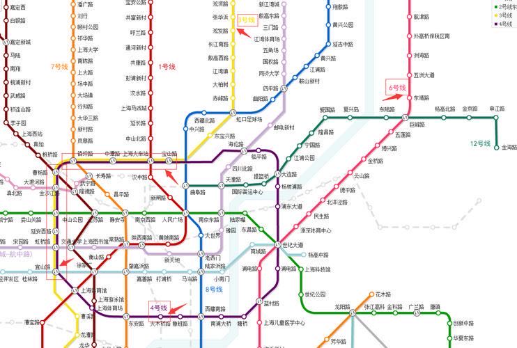 上海地铁3号线所有站点名称-图1 上海地铁3号线所有站点名称-图1
