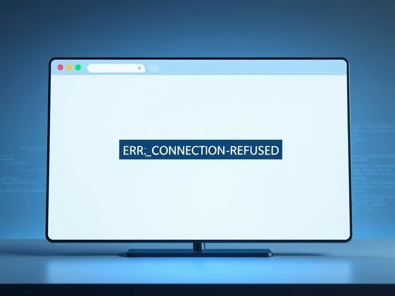 打开网页提示错误代码"ERR_CONNECTION_REFUSED"的原因及解决方法