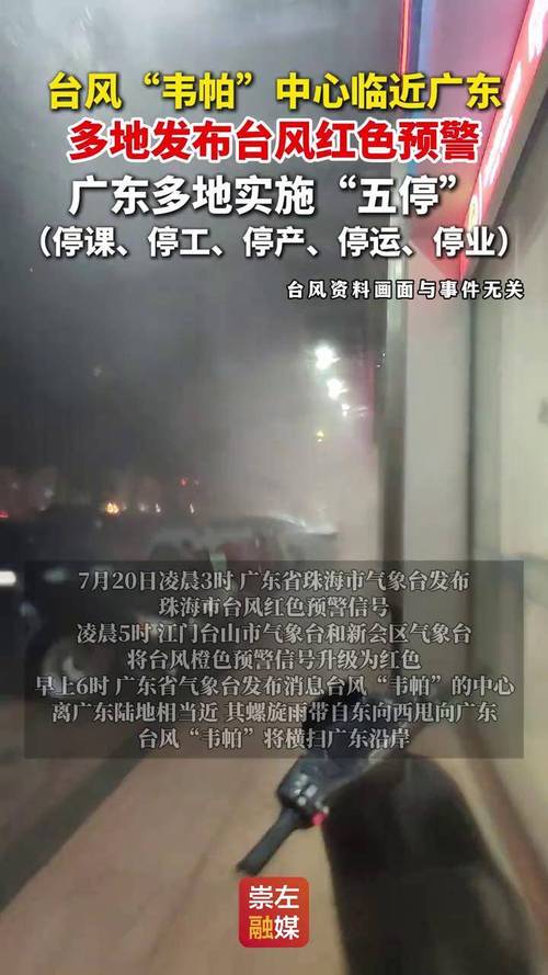 台风“塔巴”来袭 广东多地停课