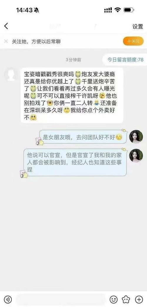 许荔莎回应聊天截图是假的