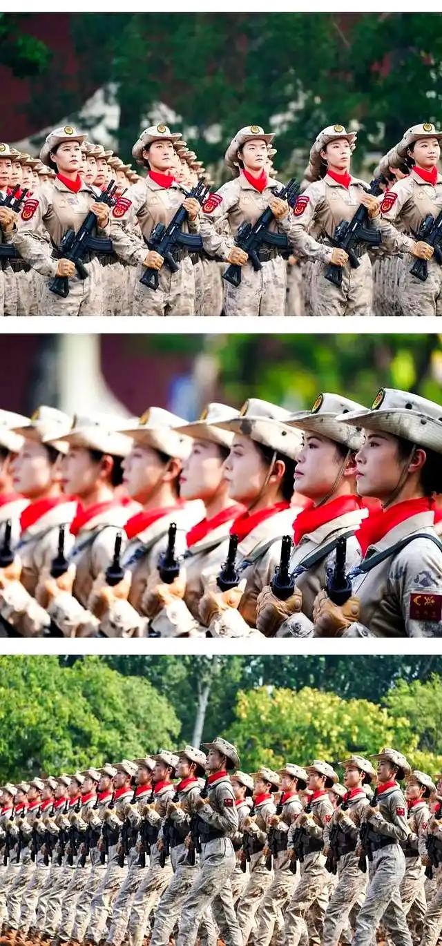 女民兵为啥戴红色丝巾?
