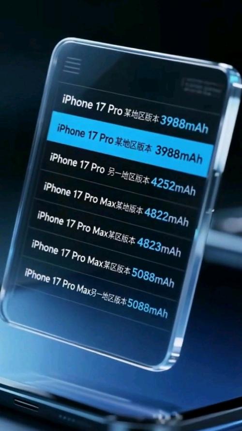 iPhone 17电池容量曝光 美版更大