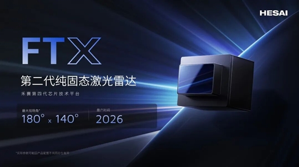 800线全球最高！禾赛新一代高性能激光雷达首发亮相：舱内可用