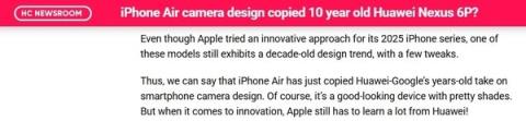 十年轮回！苹果iPhoneAir设计被曝“致敬”华为老旗舰(图4)