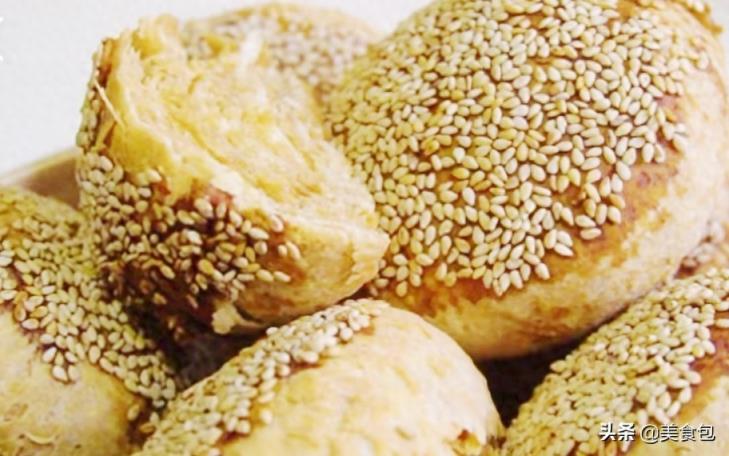 三分钟教你会做层次分明，满口留香的芝麻烧饼