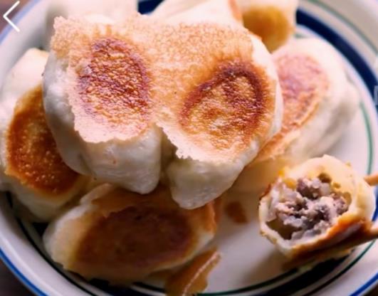 三分钟教你会做外酥里软的牛肉水煎包