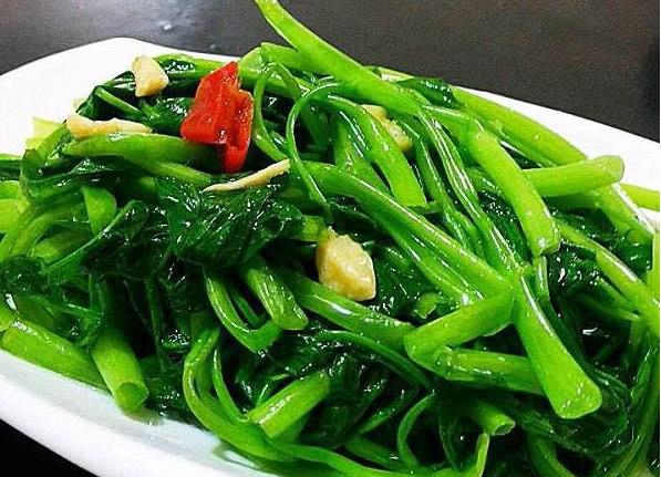女性常吃空心菜，排毒素，清血管，小肚子平了，皮肤水嫩嫩！