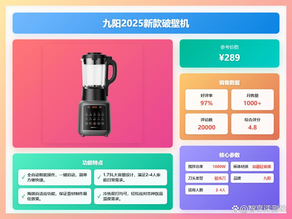 榨汁机哪个品牌好用又实惠?推荐这10款?让你畅享鲜榨果汁!