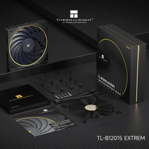 利民推出TL-B12015风扇：15叶片加持、超薄15mm性能媲美25mm(图3)