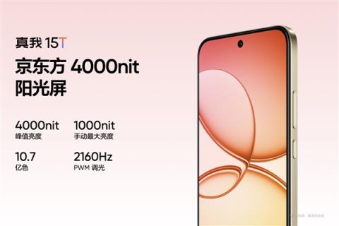 真我15T发布：人人都买得起的小直屏 1199元起(图3)