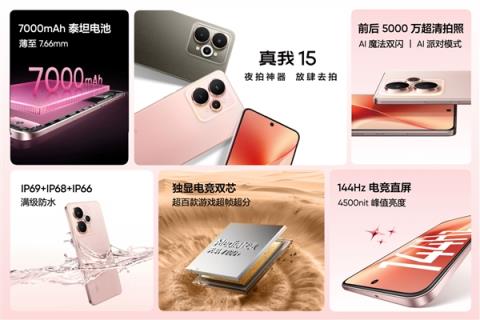 直屏影像神器！真我15正式发布：1699元起(图6)