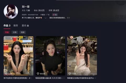 女孩神似刘亦菲：三条视频涨粉20万(图1)
