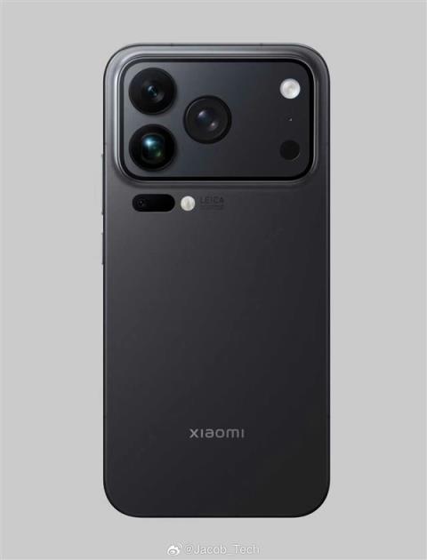 小米17Pro被网友P成黑色版iPhone17Pro：上热搜了(图2)