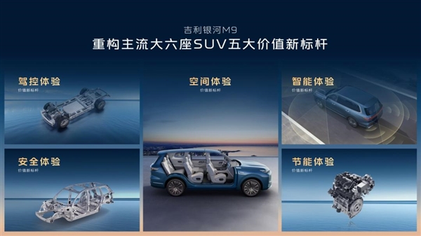 吉利丢王炸 17.38万的银河M9 开始无差别攻击