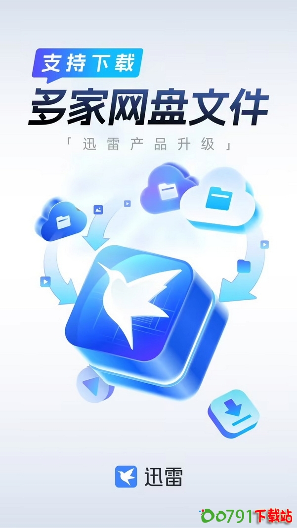 迅雷新版本12.4.4 上线，新增第三方网盘下载功能