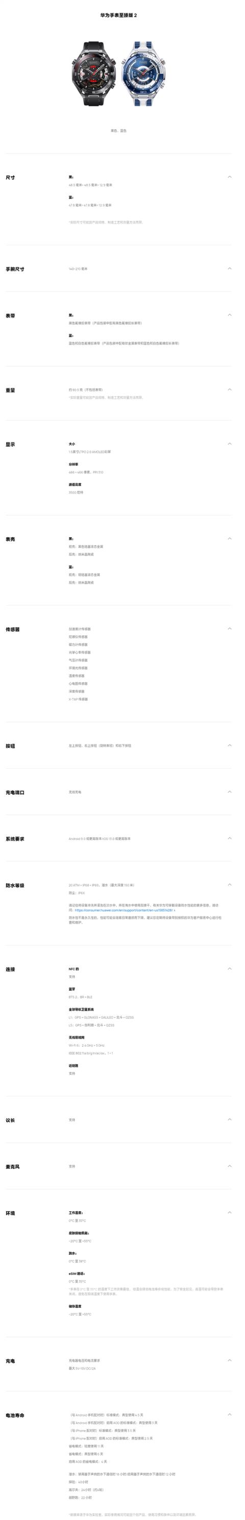 华为WATCHUltimate2海外发布：首发海豚声呐通信 水下60米内一键求救(图7)