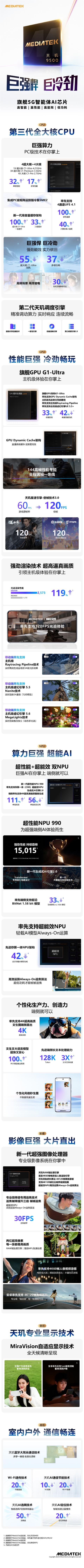 vivoX300全球首发！天玑9500发布：安卓最强芯(图9)