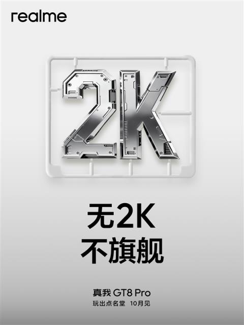 真我GT8Pro回归2K屏 徐起：独家定制独立产线(图2)