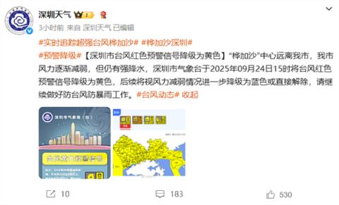 “桦加沙”中心远离 深圳：全市解除“五停”措施(图2)
