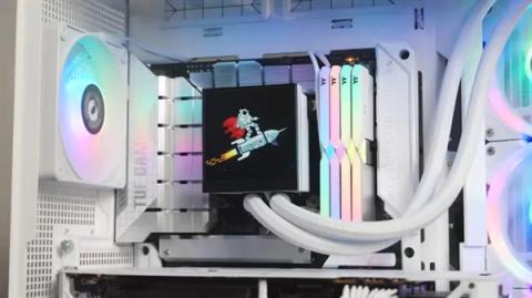 这也能用上AI！Tt为MagFloeUltra水冷屏幕加入AI功能：实现自定义背景
