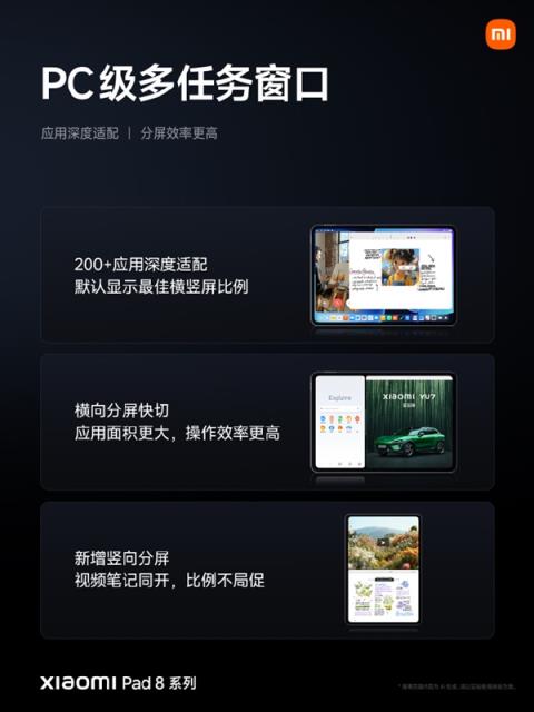 2199元起！小米平板8发布：11.2英寸3.2K最好LCD屏(图3)