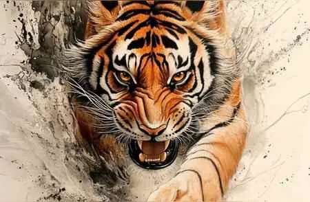 虎为什么是禁忌呢？玄学纹身-老虎的禁忌