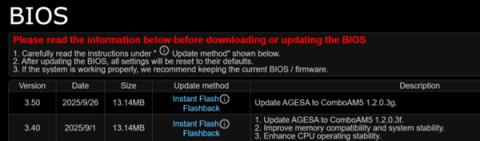 华擎发布AM5主板新版BIOS：AGESA升级到1.2.0.3G