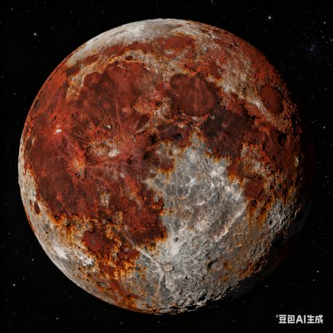 研究称月球“生锈”了！地球惹的祸