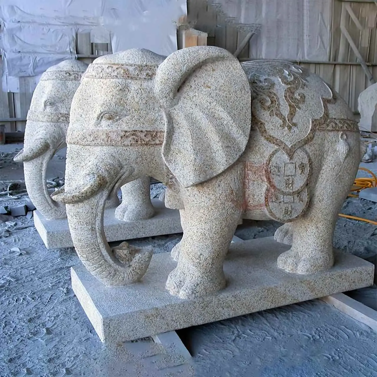 门口为什么摆大象？大门口的门镇石象都有哪些寓意