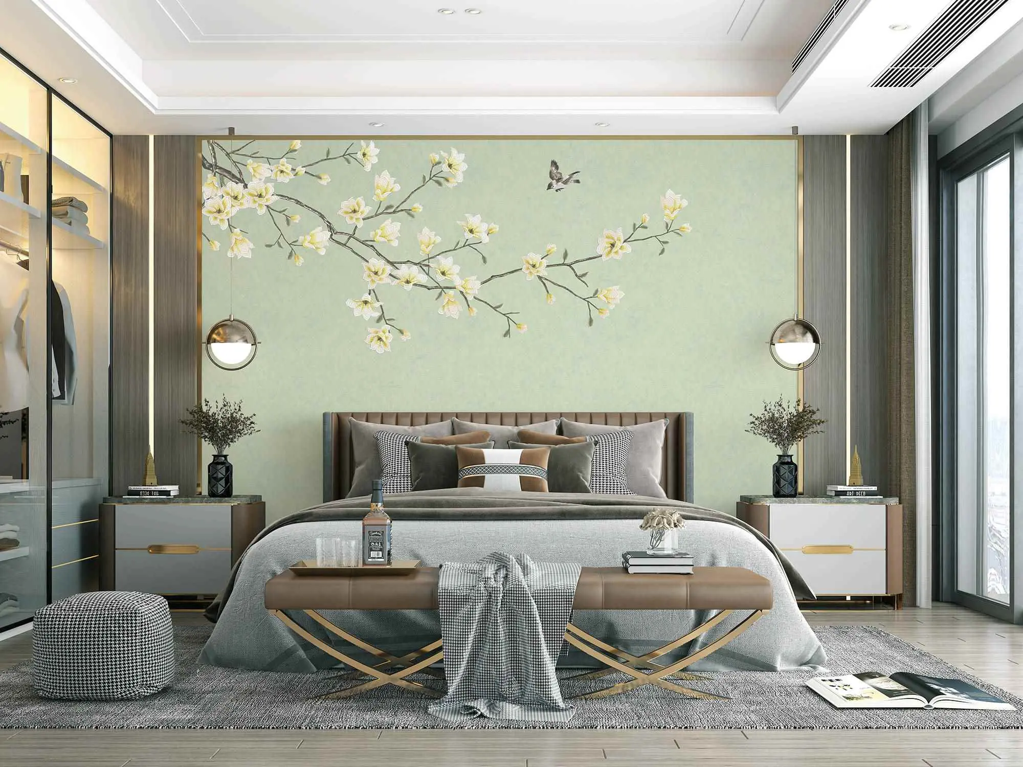 领绣刺绣墙布为什么好？刺绣墙布到底有啥独特之处呢？