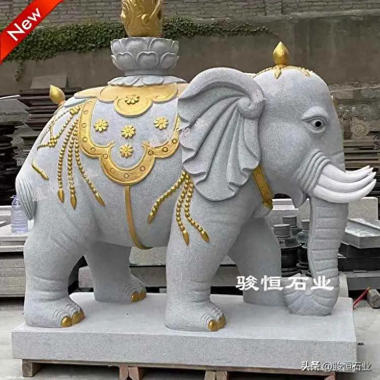 为什么摆设大象？为什么很多建筑门口会摆放一对石雕大象呢？