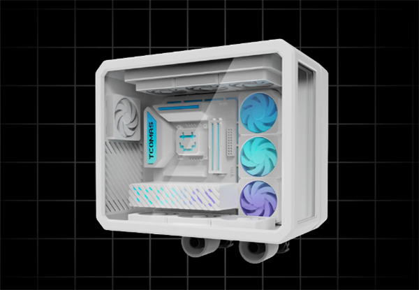 钛钽LA300 360水冷首发499元：冷头套娃微观“海景房”