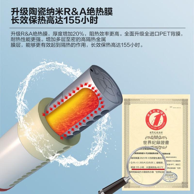 太阳雨太阳能热水器哪个系列好?哪款型号性价比高?市场动态解读