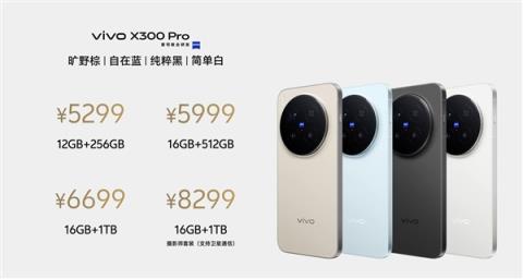 影像最强旗舰！vivoX300Pro发布：5299元起(图1)