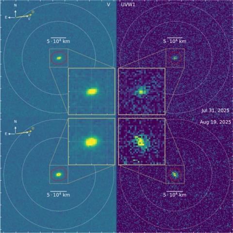 来自太阳系外的彗星3I/ATLAS突然疯狂喷水：每分钟2.4吨(图2)