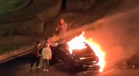 官方通报成都一车辆失控后起火事故：驾驶人涉嫌酒后驾驶 1人死亡(图2)