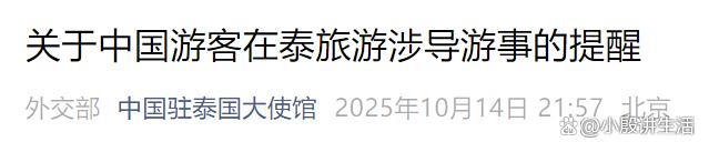 中使馆通告:中国游客在泰国被威胁购物?据悉该导游没有导游资质