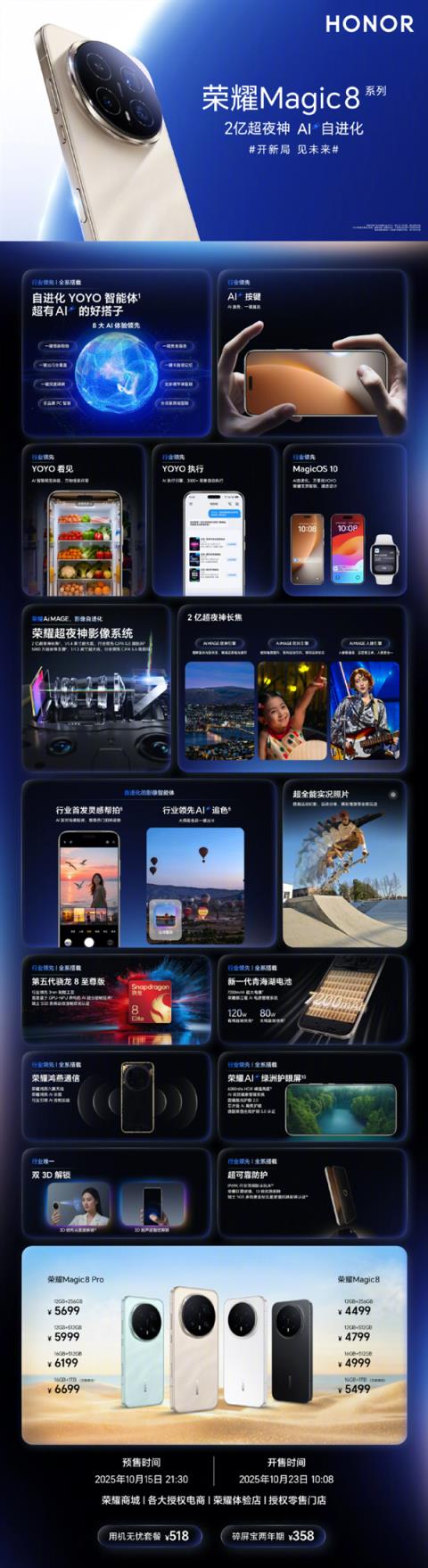 荣耀方飞：荣耀Magic8就是最爆标准版 Pro版具备Max版实力(图3)